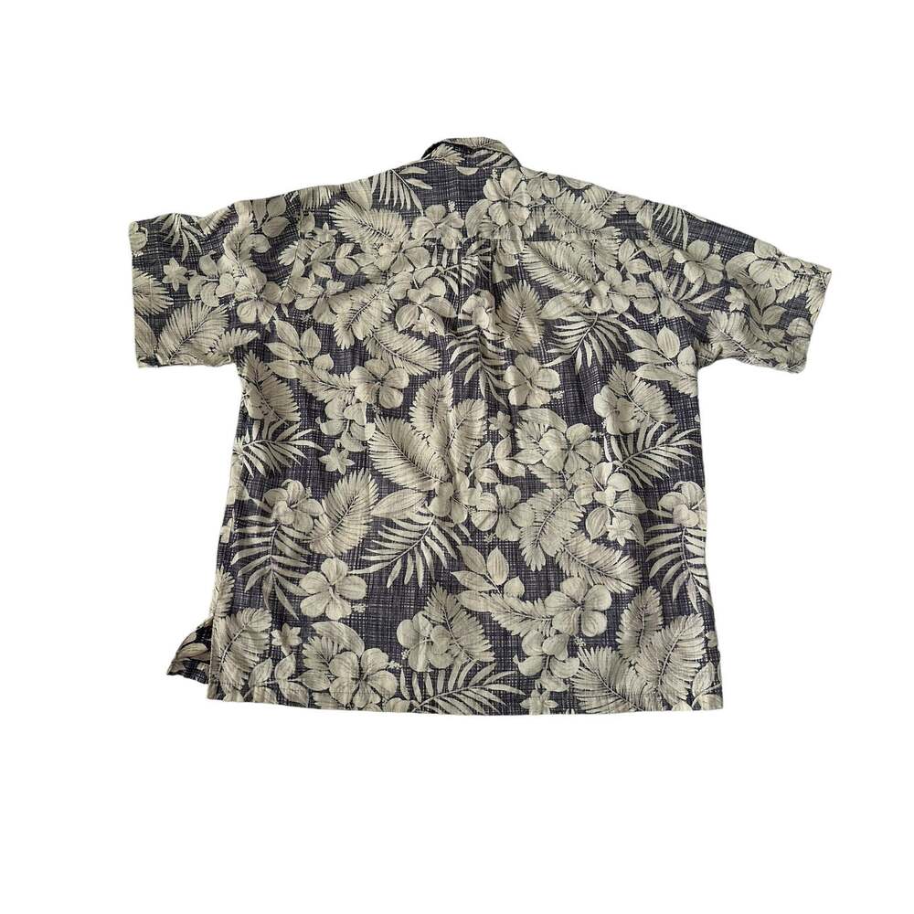 Tori Richard Honolulu Hawaiian Floral Luau Cotton S/S Mens Large Button Up Shirt